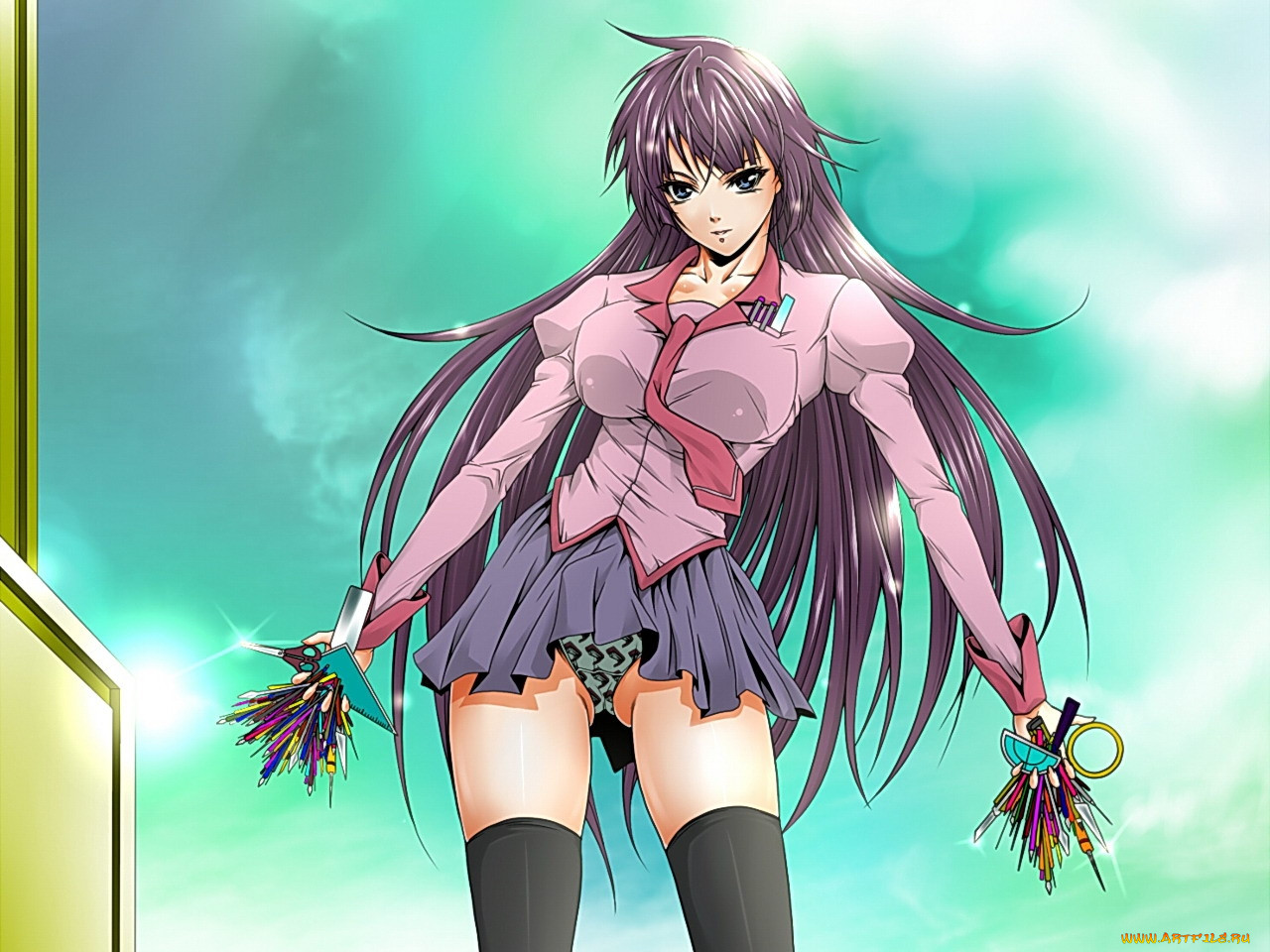 , bakemonogatari, senjougahara hitagi, , , 